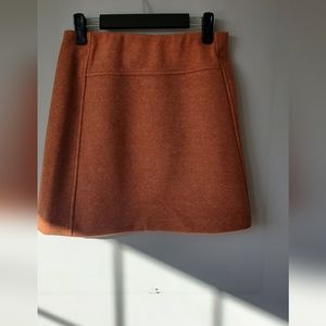 Felt mini skirt